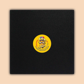 16-Inch Black Square Canvas Board